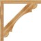 Ekena Millwork Olympic Block Rough Sawn Bracket, Western Red Cedar, 4"W x 48"D x 48"H BKT04X48X48OLY05RWR - alternate 2